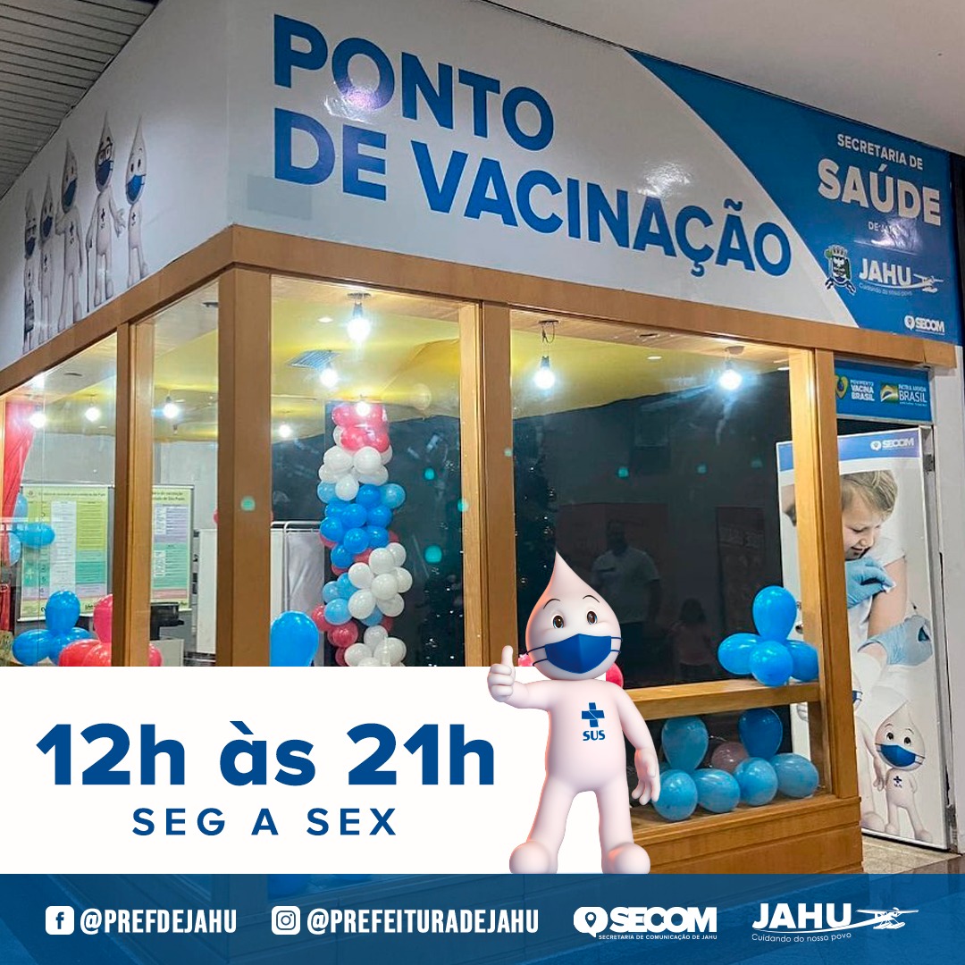 PONTO DE VACINAÇÃO NO JAÚ SHOPPING
