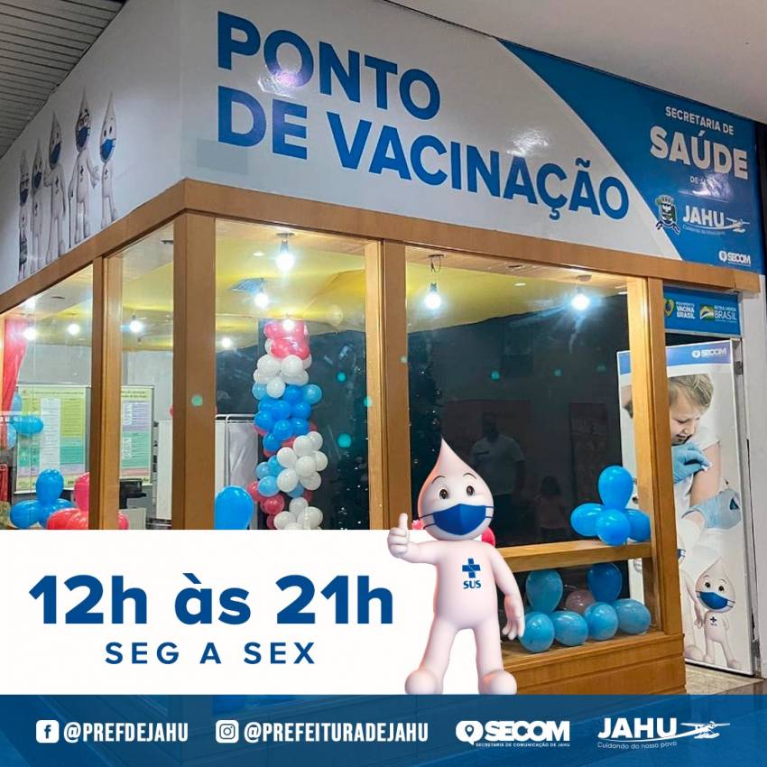 PONTO DE VACINAÇÃO NO JAÚ SHOPPING