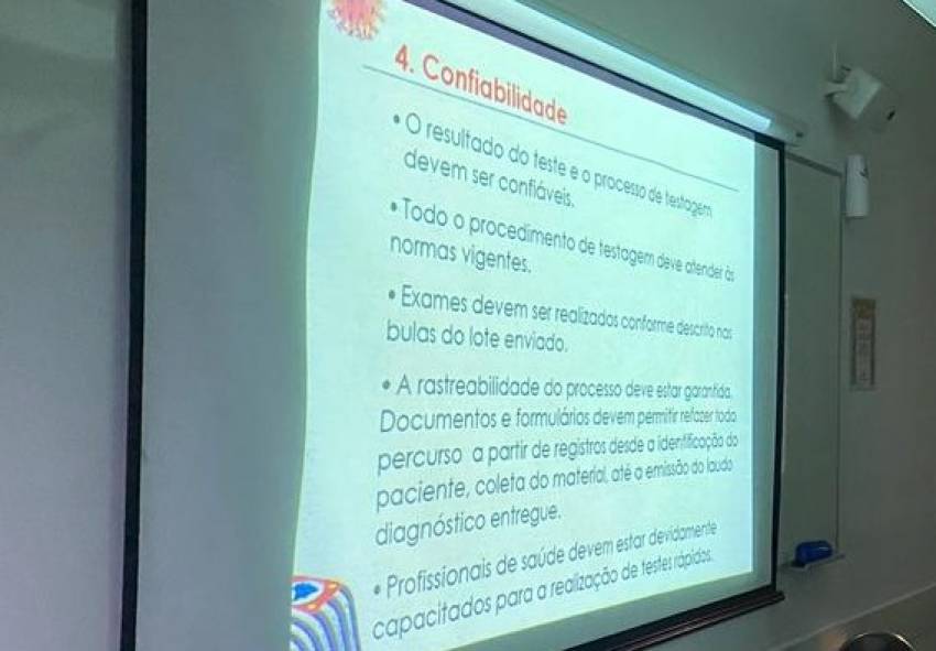 PROFISSIONAIS DA SAÚDE PARTICIPAM DE CAPACITAÇÃO PARA TESTE RÁPIDO DE HIV, HEPATITES E SÍFILIS