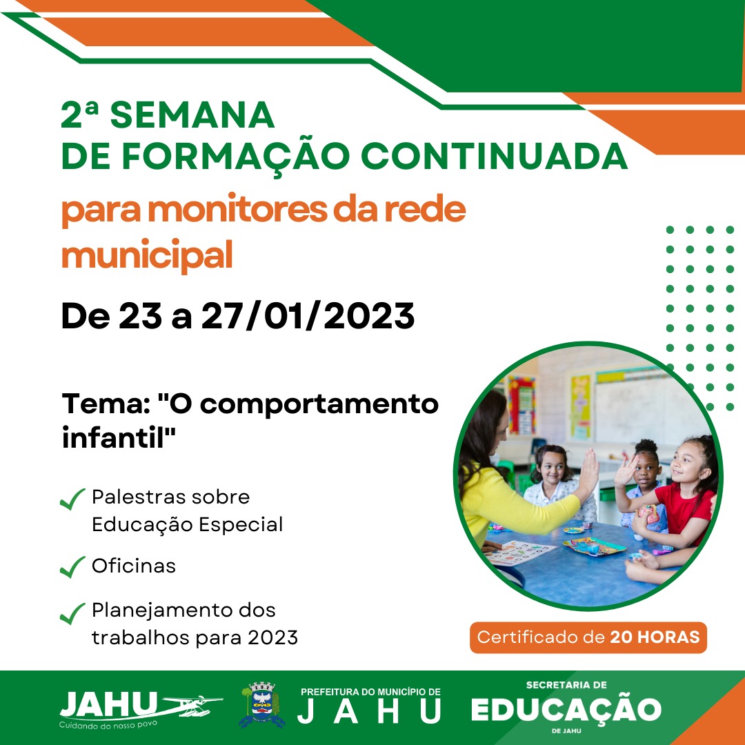 SECRETARIA DE EDUCAÇÃO REALIZA CAPACITAÇÃO PARA MONITORES