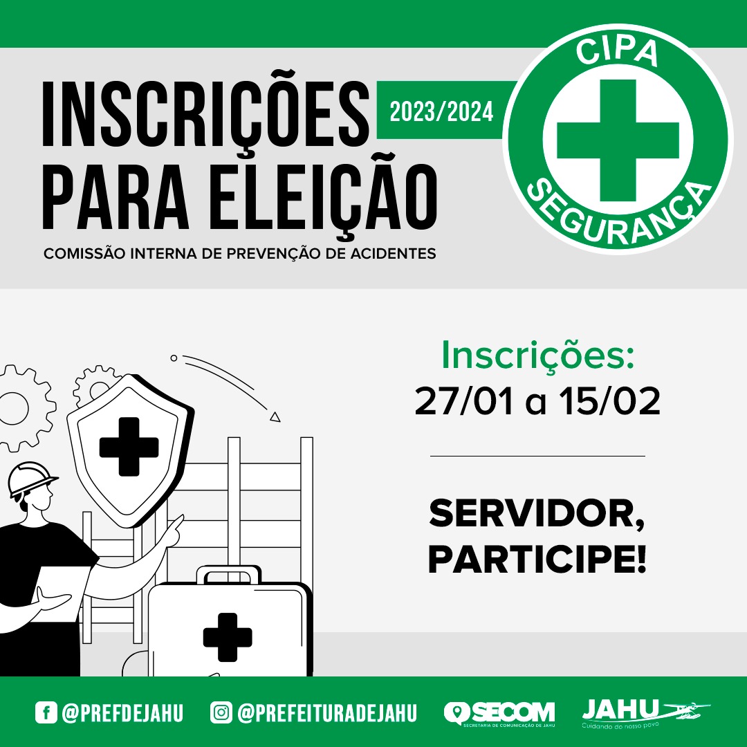 SERVIDOR, PARTICIPE DA ELEIÇÃO DA CIPA