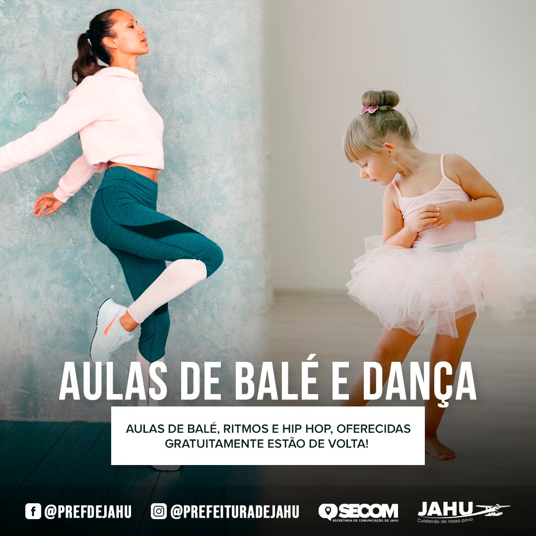 AULAS DE BALÉ E DANÇA ESTÃO DE VOLTA