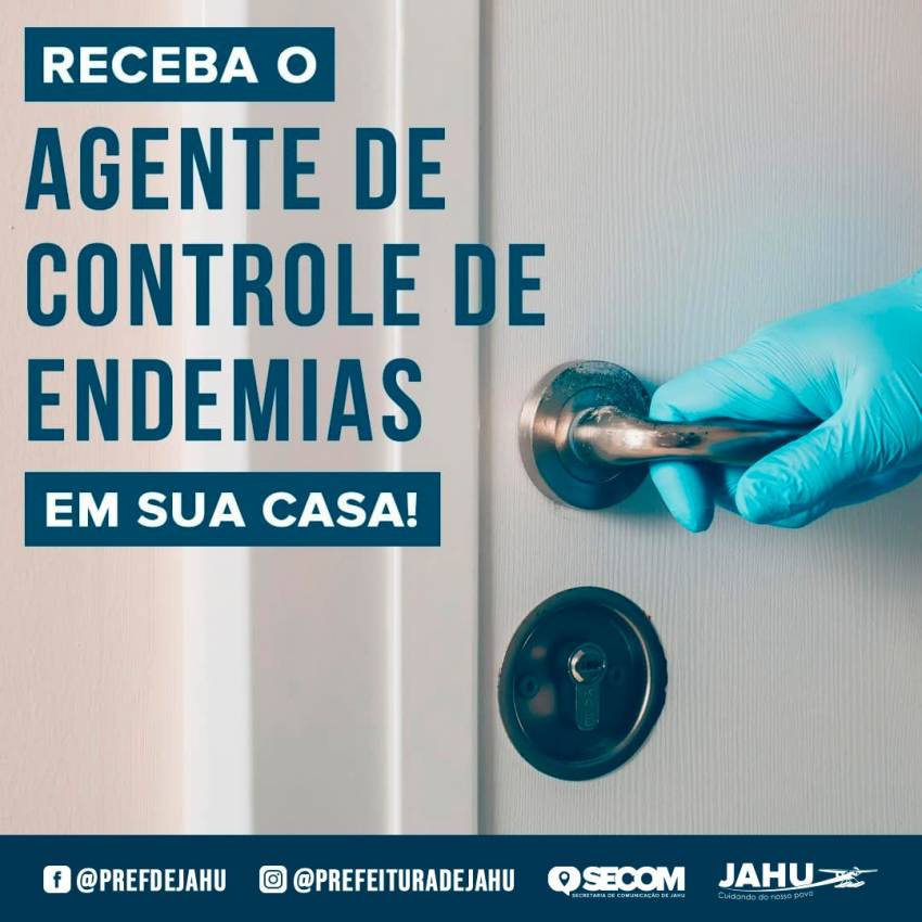 PERMITA A ENTRADA DO AGENTE DE ENDEMIAS EM SUA RESIDÊNCIA
