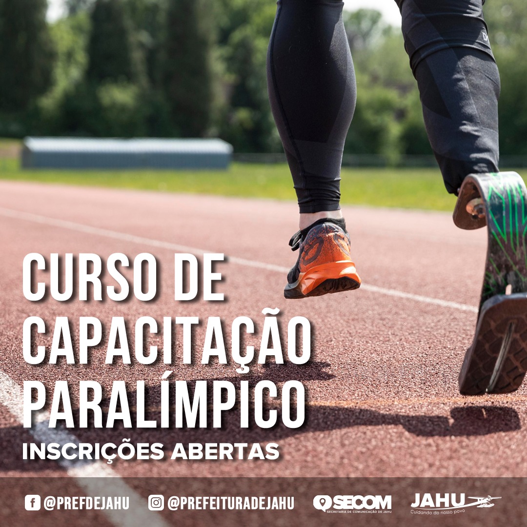 INSCRIÇÕES PARA CURSO DE CAPACITAÇÃO PARALÍMPICO ESTÃO ABERTAS