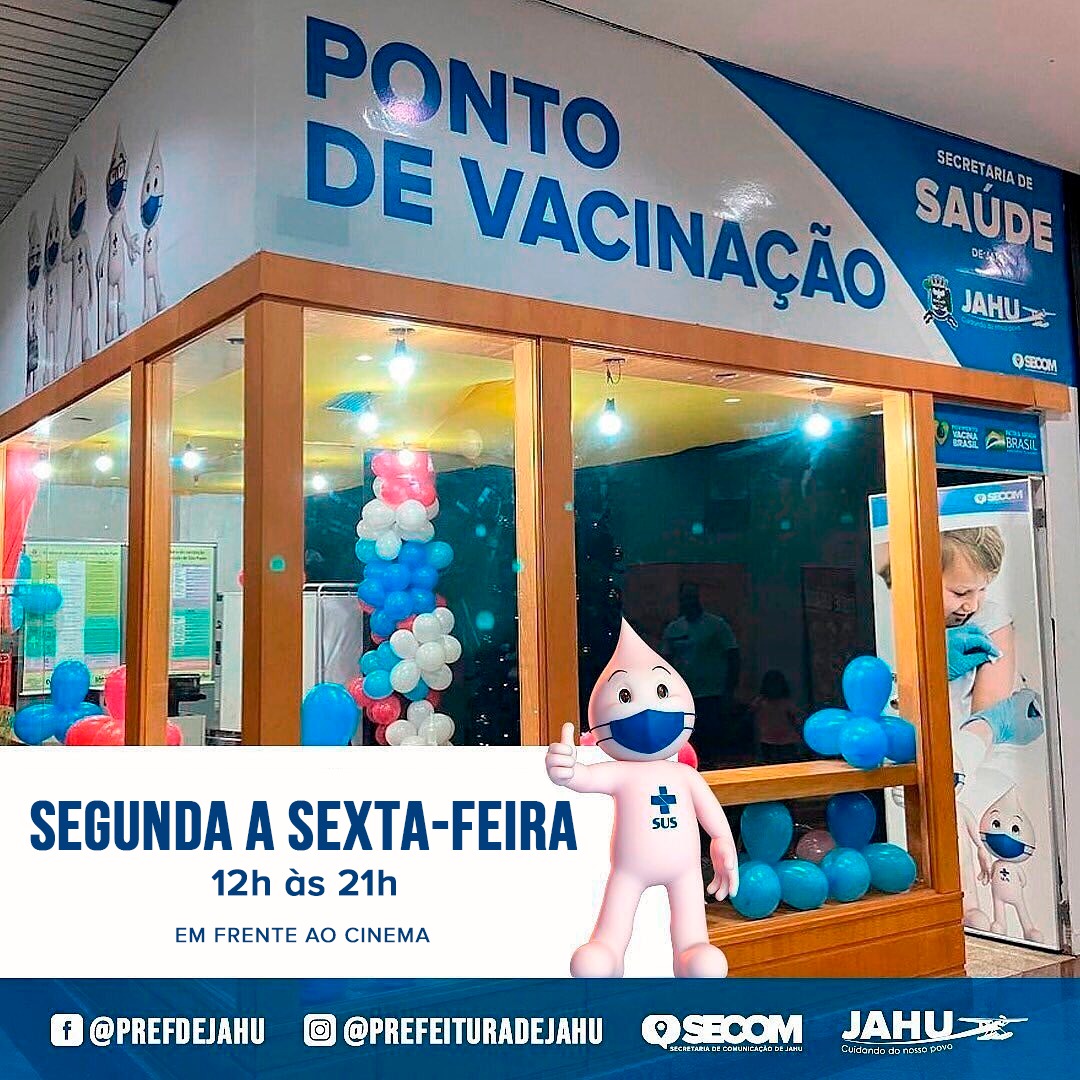 PONTO DE VACINAÇÃO NO JAÚ SHOPPING