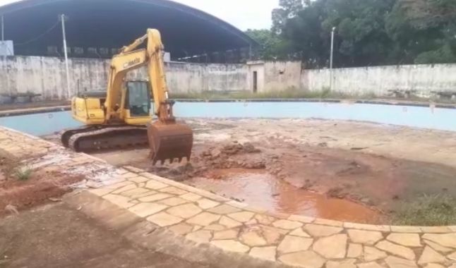 Obras no Clube Real seguem a todo vapor!