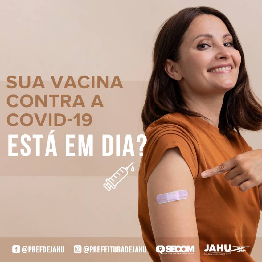 VACINAÇÃO CONTRA COVID-19 CONTINUA