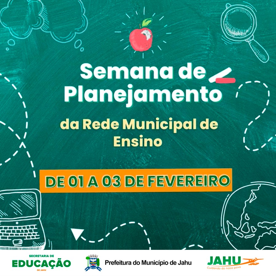 PREFEITURA REALIZA PLANEJAMENTO COM OS PROFESSORES DA REDE MUNICIPAL DE ENSINO