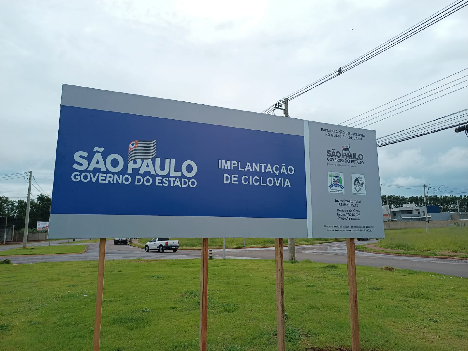 TEM INÍCIO CONSTRUÇÃO DE CICLOVIA NA AVENIDA JOÃO FRANCESCHI