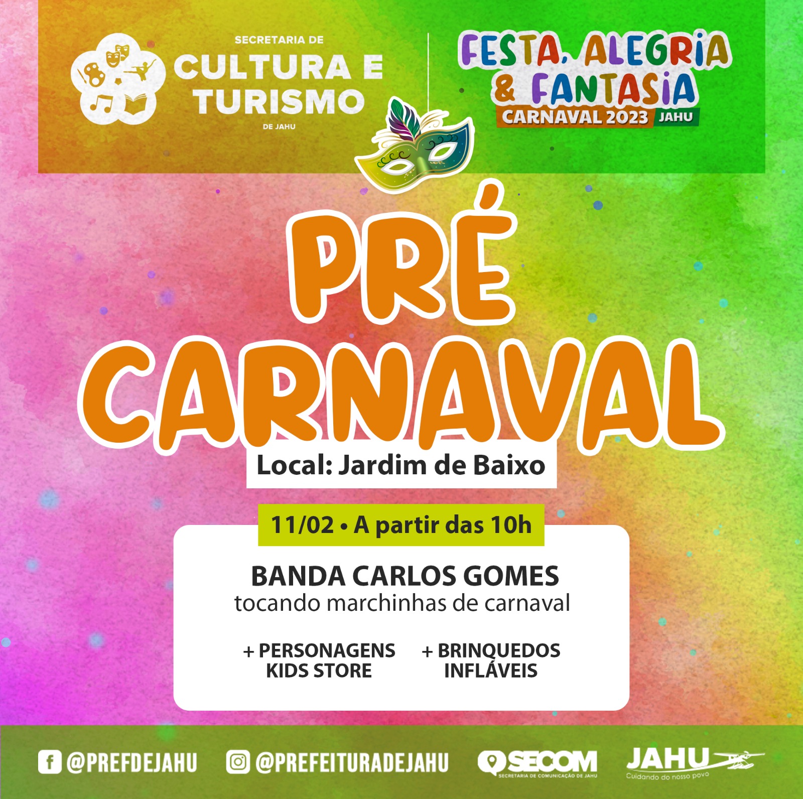 JARDIM DE BAIXO EM RITMO DE FOLIA CARNAVALESCA