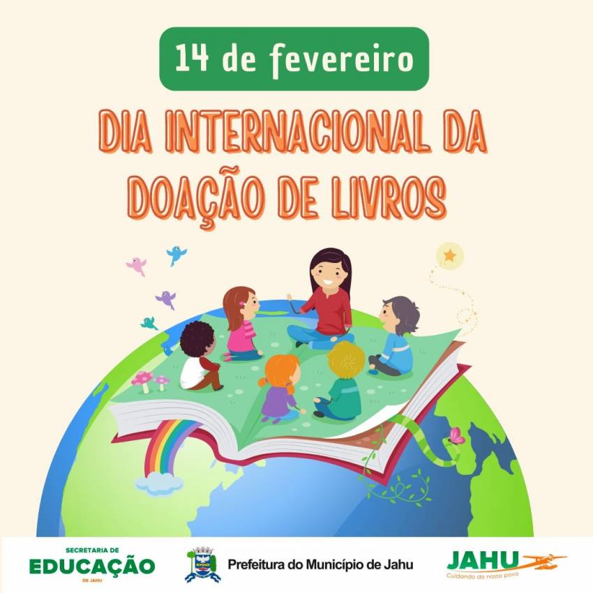 14 DE FEVEREIRO - DIA INTERNACIONAL DA DOAÇÃO DE LIVROS