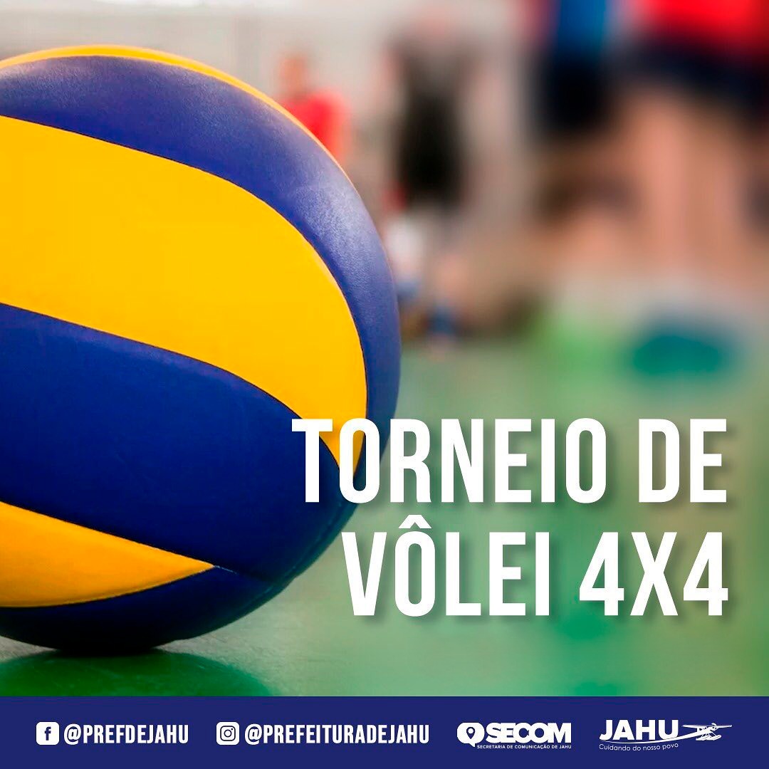 DOMINGO TEM TORNEIO DE VÔLEI 4X4