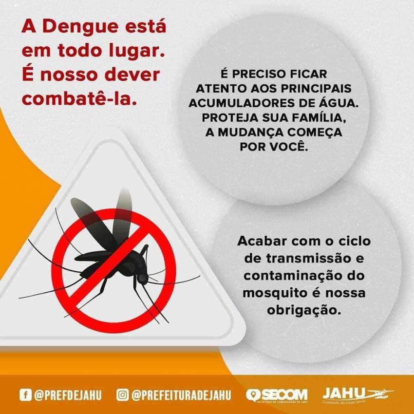 EVITAR LOCAIS COM ÁGUA PARADA PREVINE A DENGUE