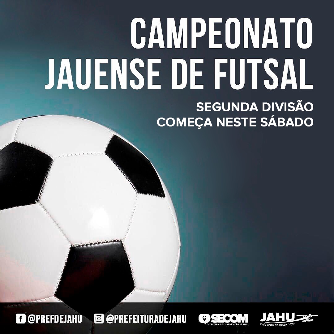 CAMPEONATO JAUENSE DE FUTEBOL DA SEGUNDA DIVISÃO COMEÇA NESTE SÁBADO