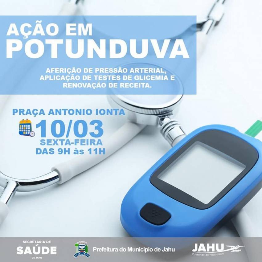 AÇÃO NA PRAÇA EM POTUNDUVA