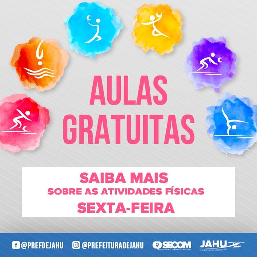 SEXTA-FEIRA TAMBÉM É DIA DE PRATICAR ATIVIDADE FÍSICA