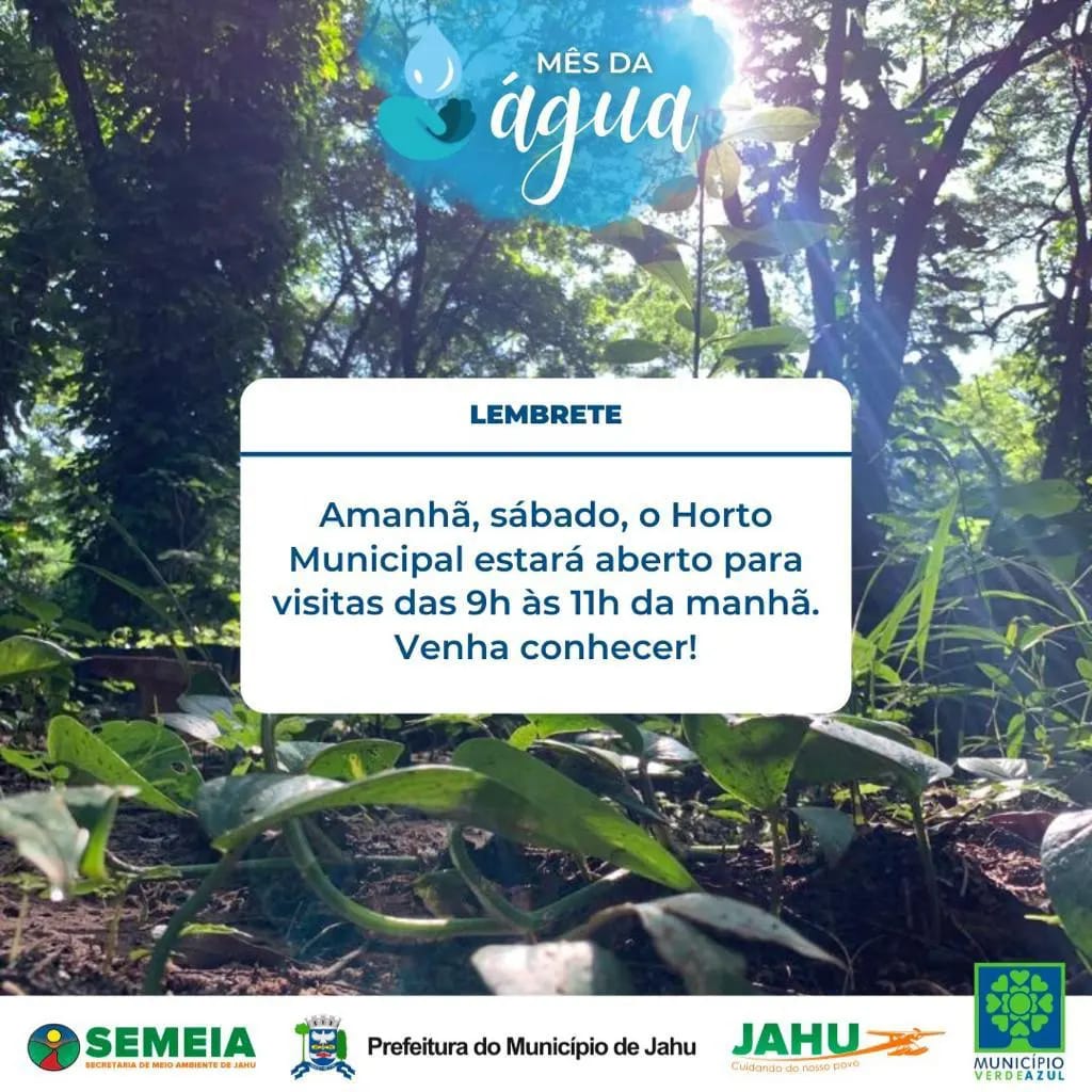 VISITAS AO HORTO E LIMPEZA NO LAGO DO SILVÉRIO