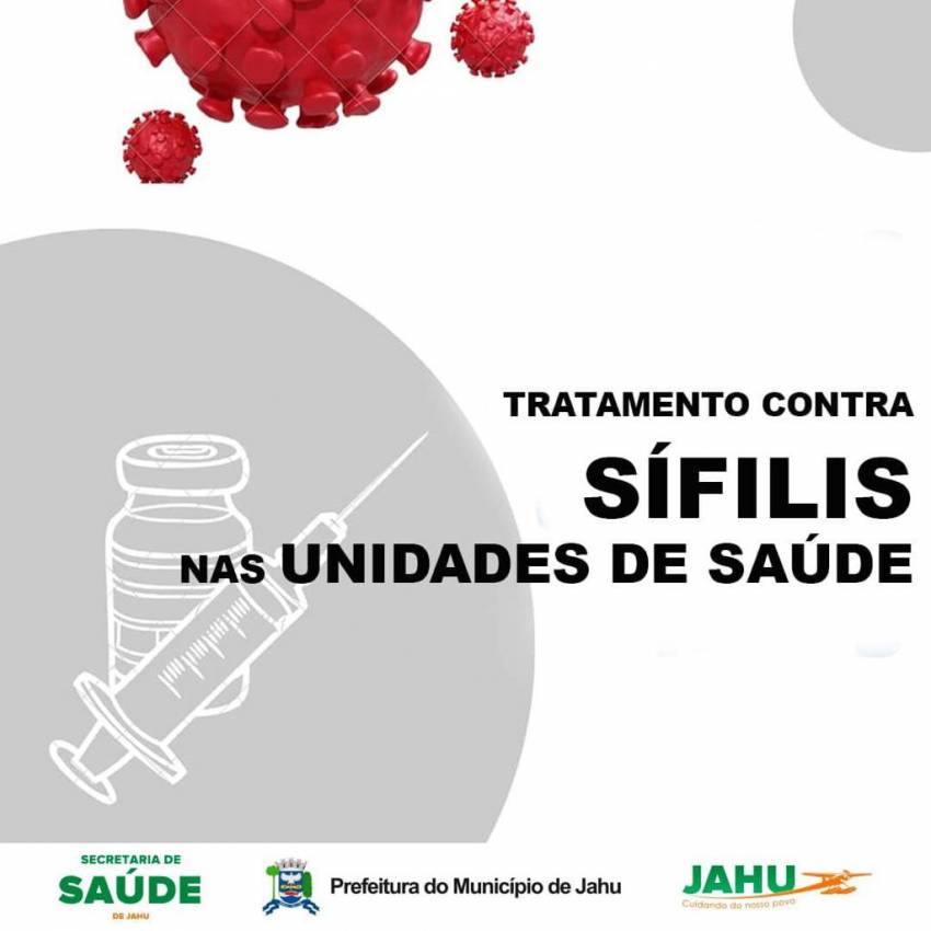 TRATAMENTO CONTRA SÍFILIS NAS UNIDADES DE SAÚDE
