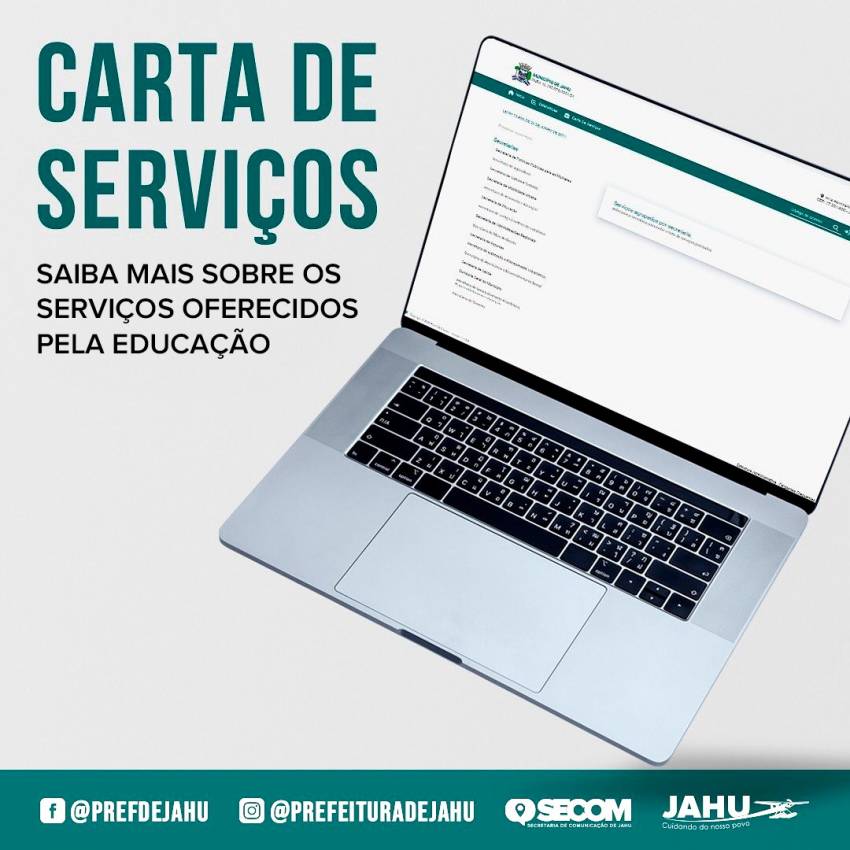 CARTA DE SERVIÇOS: SAIBA MAIS SOBRE OS SERVIÇOS OFERECIDOS PELA EDUCAÇÃO