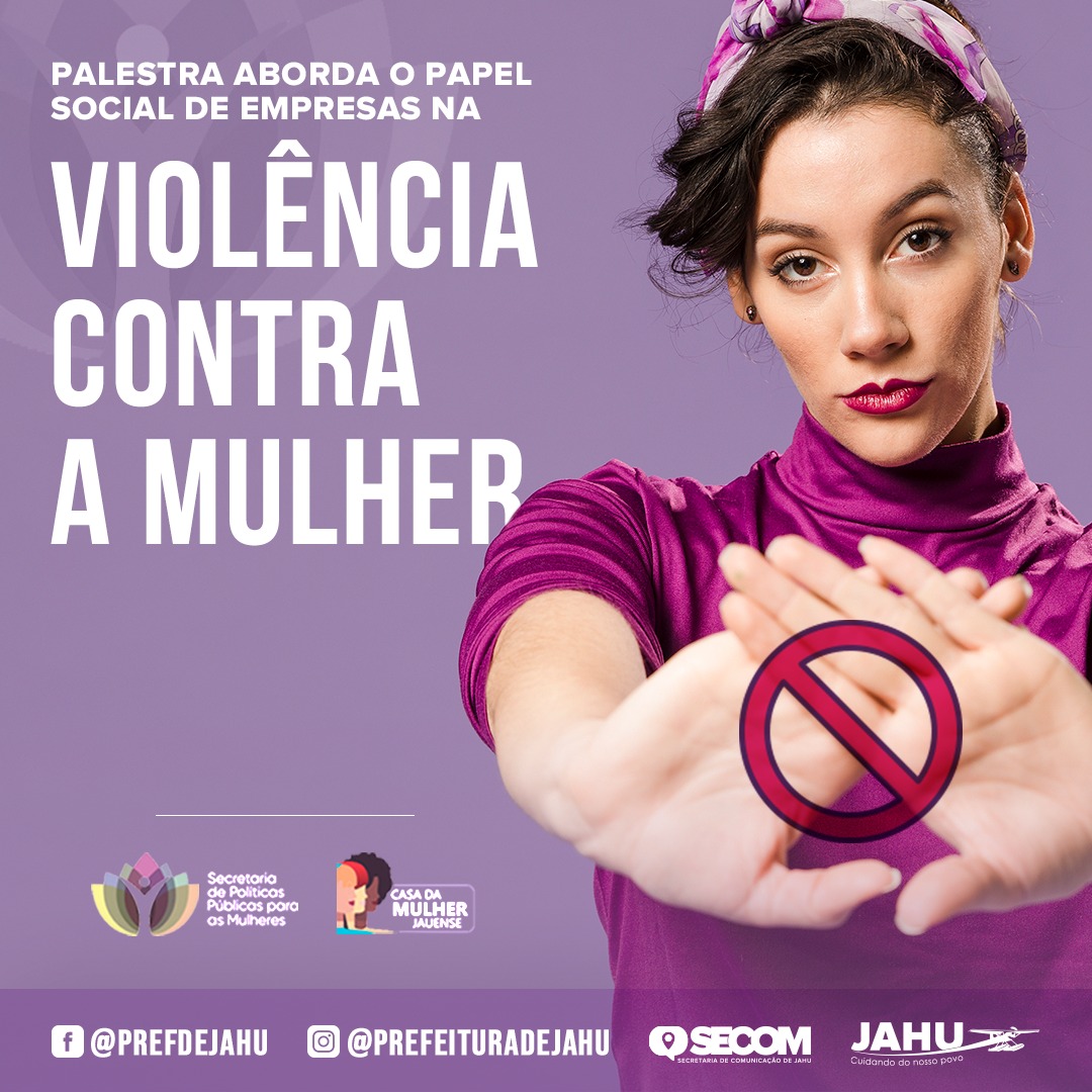 PALESTRA ABORDA O PAPEL SOCIAL DE EMPRESAS NA VIOLÊNCIA CONTRA A MULHER
