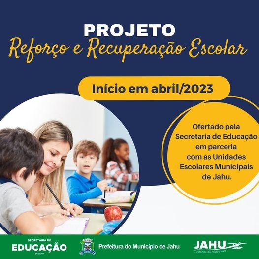 INÍCIO DO PROJETO REFORÇO E RECUPERAÇÃO ESCOLAR