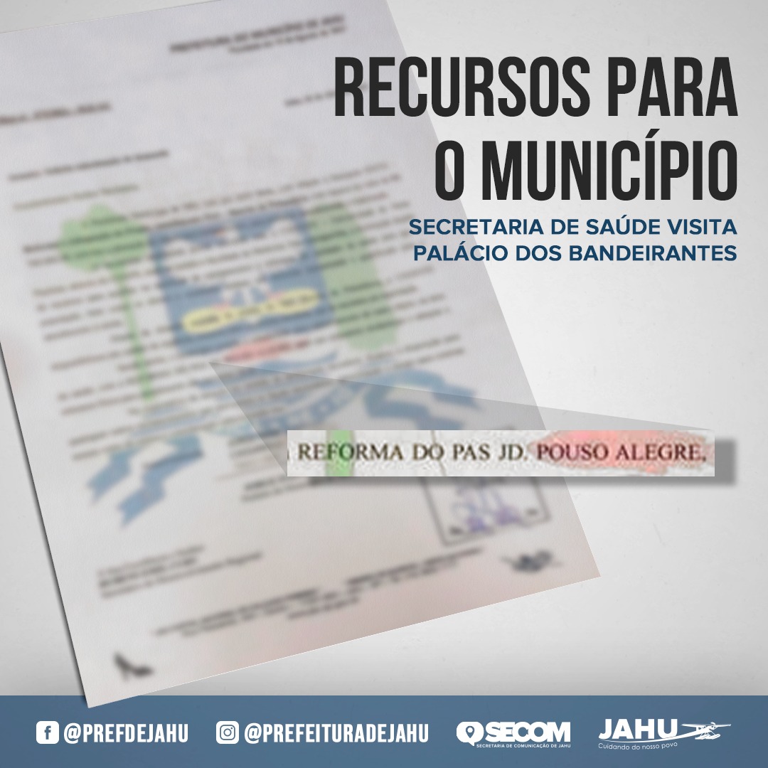 PREFEITURA BUSCA RECURSO PARA REFORMAR PAS DO POUSO ALEGRE