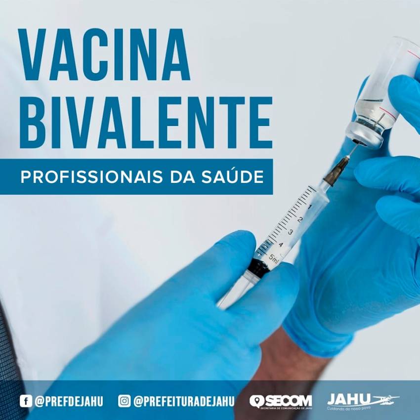VACINA BIVALENTE PARA PROFISSIONAIS DA SAÚDE