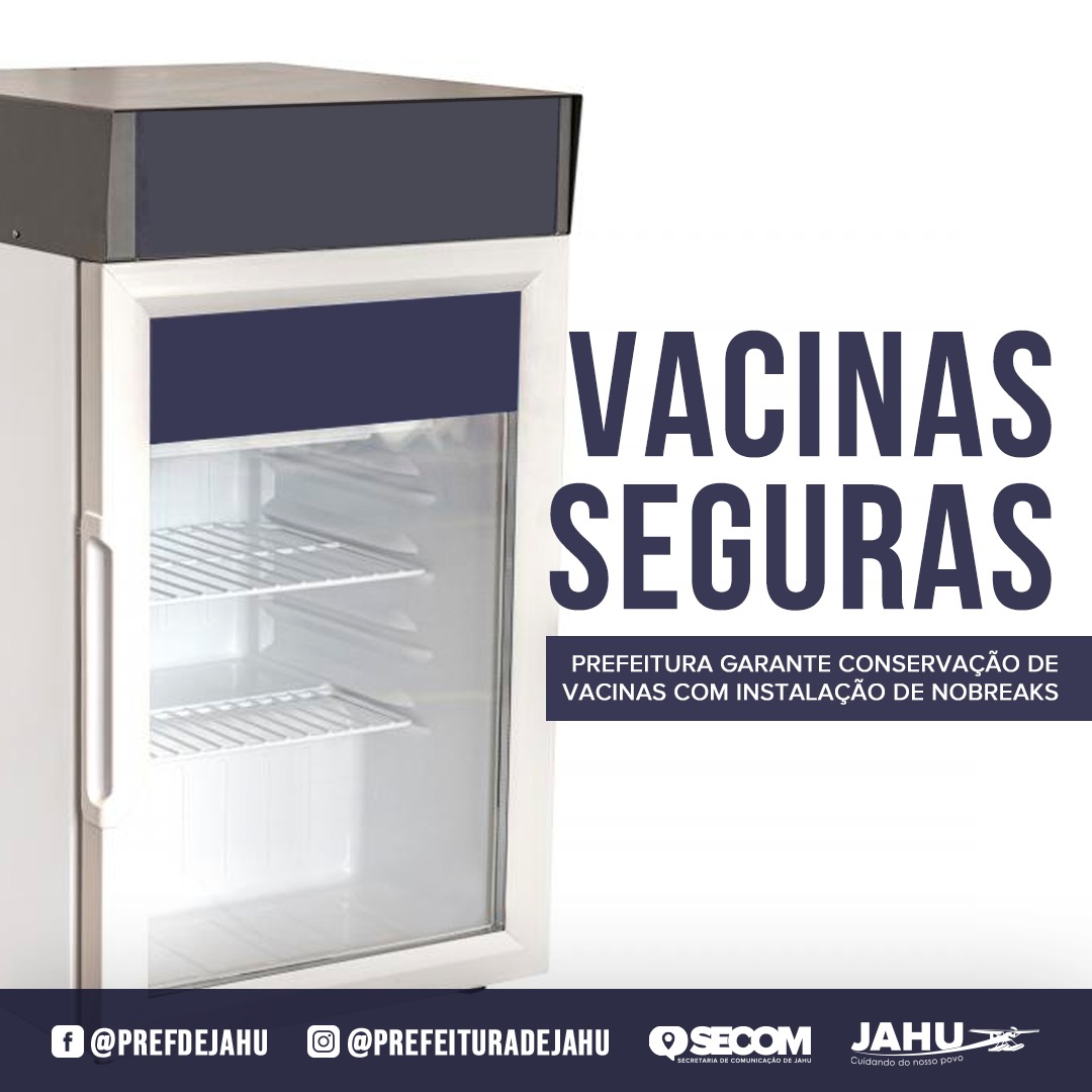 PREFEITURA GARANTE CONSERVAÇÃO DE VACINAS COM INSTALAÇÃO DE NOBREAKS