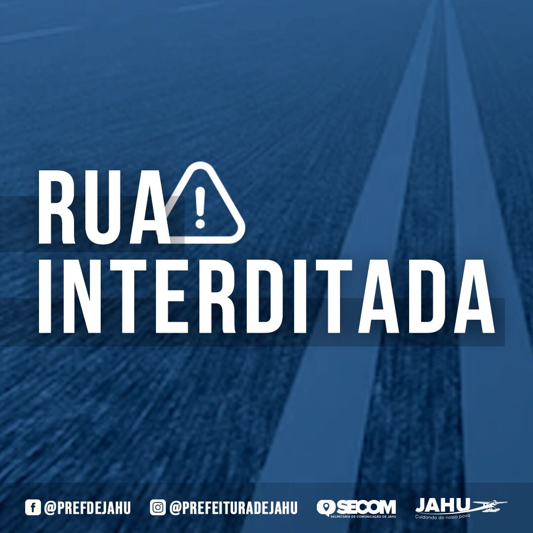 RUA PAULINO MACIEL É INTERDITADA PARA RECUPERAÇÃO DE LOMBADA