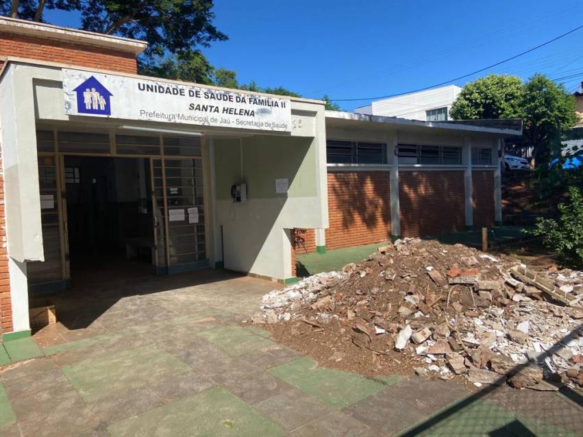 REFORMA DA USF NO SANTA HELENA AVANÇA
