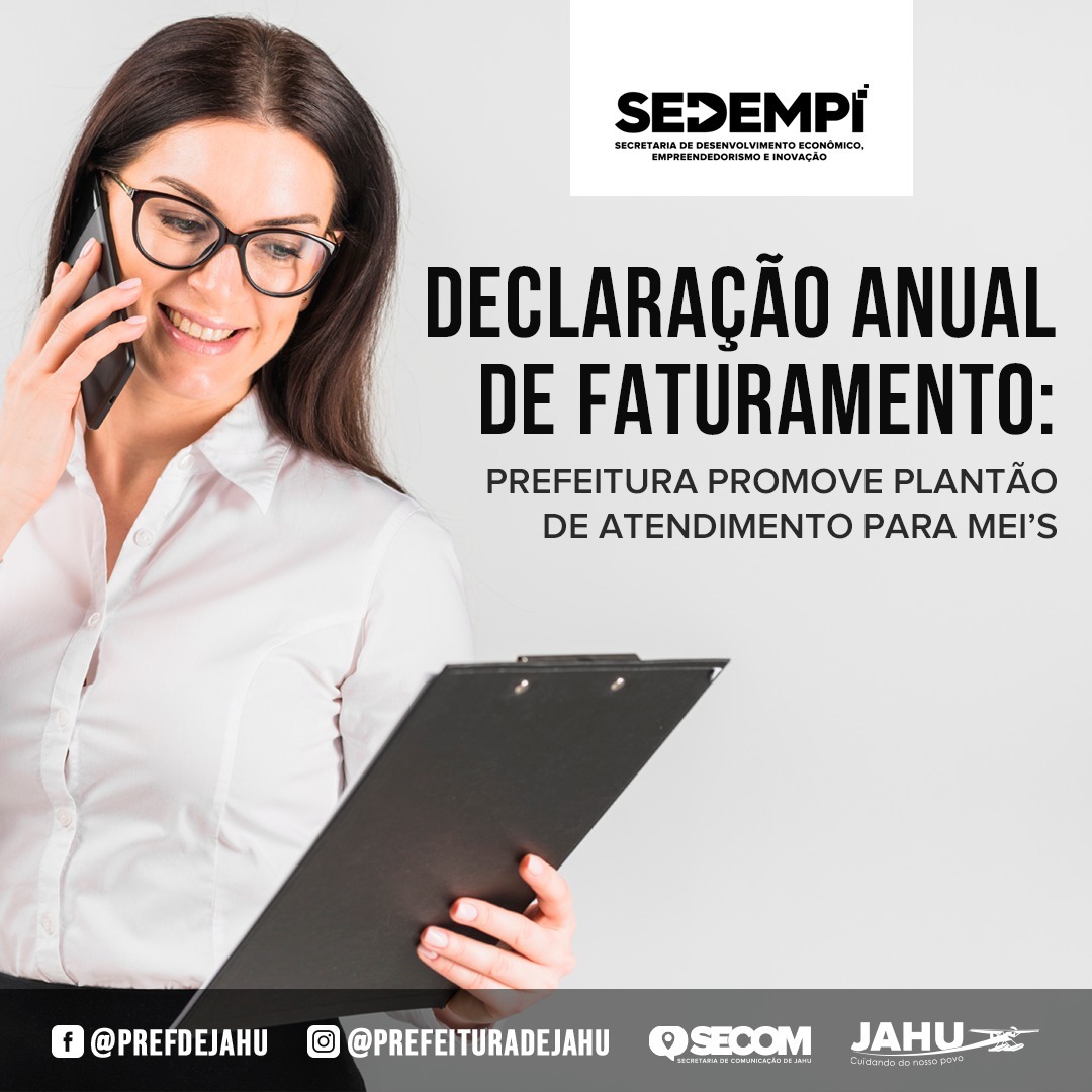 DECLARAÇÃO ANUAL DE FATURAMENTO - COMEÇA AMANHÃ O PLANTÃO DE ATENDIMENTO PARA MEIS