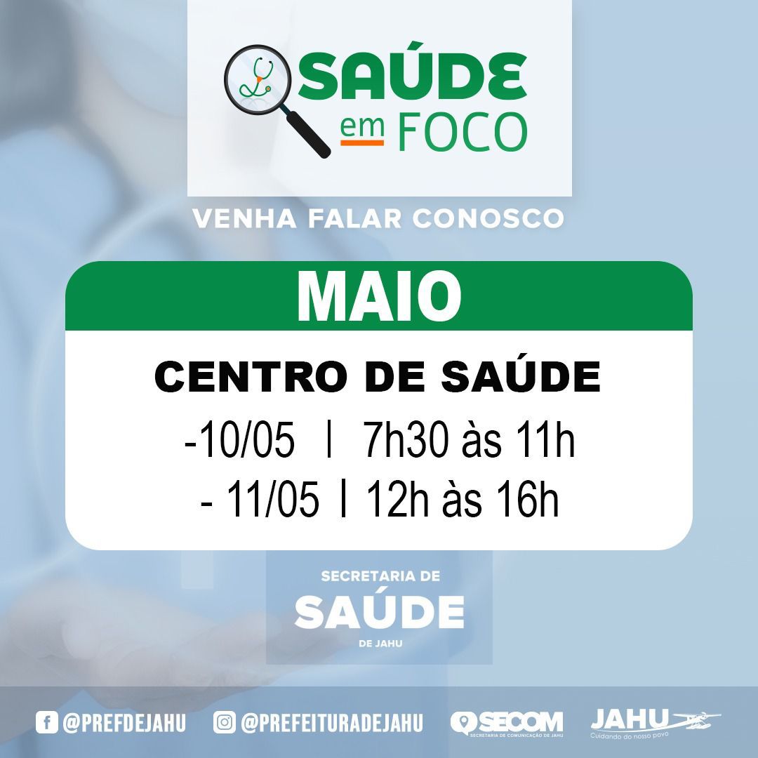 SAÚDE EM FOCO - CENTRO DE SAÚDE