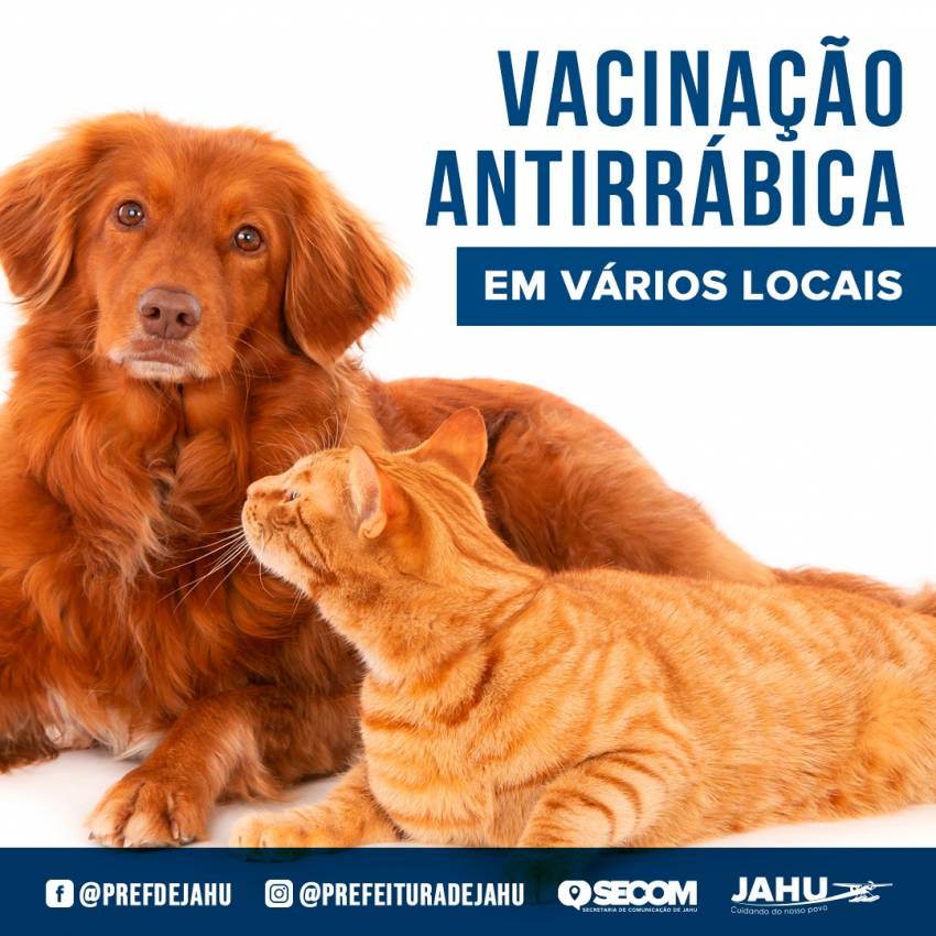 VACINAÇÃO ANTIRRÁBICA EM VÁRIOS LOCAIS