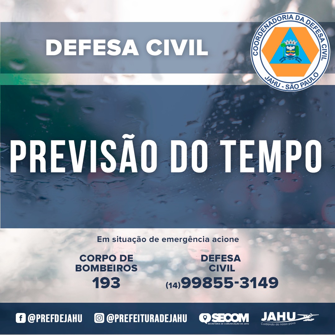 PREVISÃO DO TEMPO PARA O ESTADO DE SÃO PAULO - 29/05