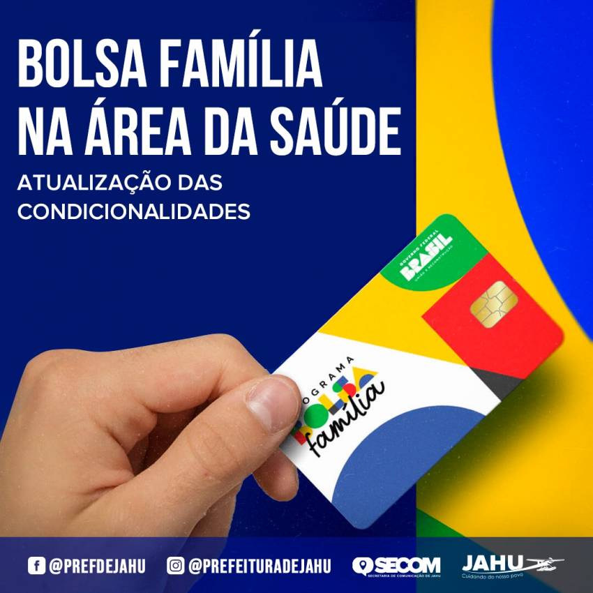 ATUALIZAÇÃO DAS CONDICIONALIDADES DO BOLSA FAMÍLIA NA ÁREA DA SAÚDE