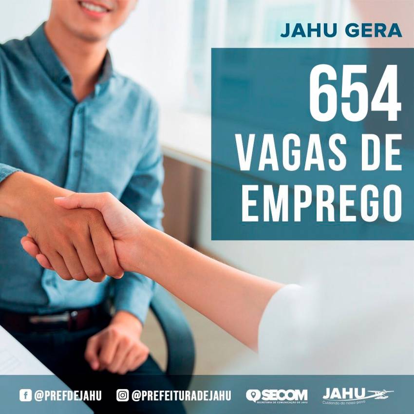 GERAÇÃO DE EMPREGOS EM JAHU SEGUE COM SALDO POSITIVO
