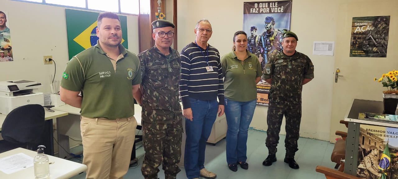 JUNTA DE SERVIÇO MILITAR RECEBE VISITA DE ORIENTAÇÃO TÉCNICA