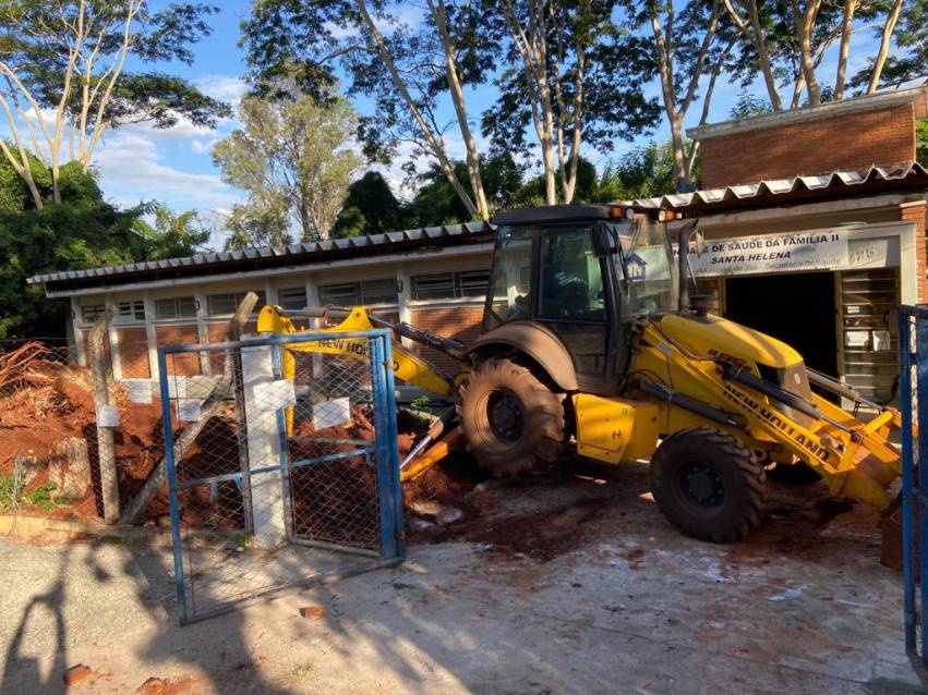 REFORMA DA USF SANTA HELENA AVANÇA