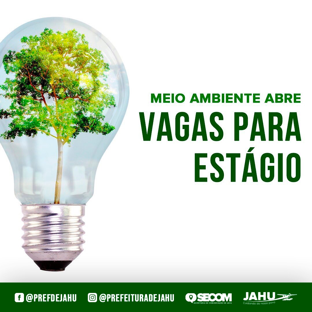 PREFEITURA ABRE VAGAS DE ESTÁGIO NA ÁREA DE MEIO AMBIENTE