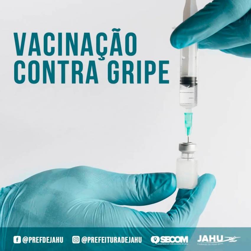 PREFEITURA CONTINA VACINANDO POPULAÇÃO CONTRA GRIPE