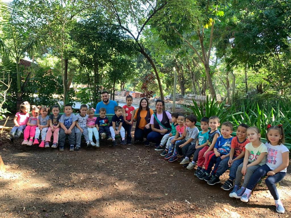 CASA DA CRIANÇA VISITA HORTO MUNICIPAL