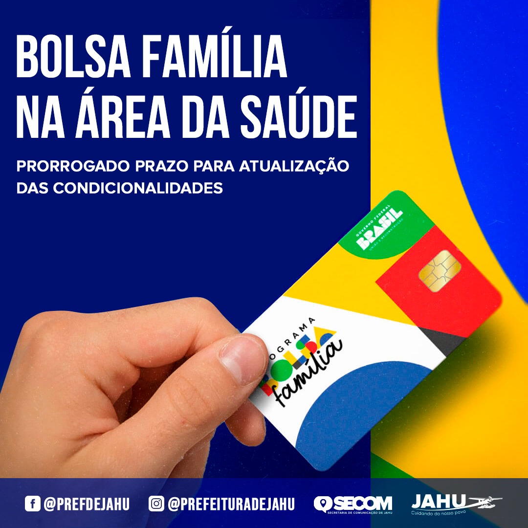 PRORROGADO PRAZO PARA ATUALIZAÇÃO DAS CONDICIONALIDADES NA ÁREA DA SAÚDE