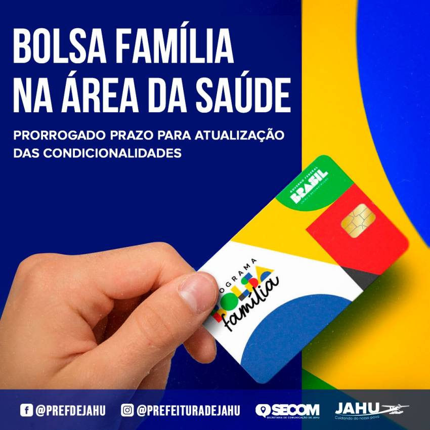 PRORROGADO PRAZO PARA ATUALIZAÇÃO DAS CONDICIONALIDADES NA ÁREA DA SAÚDE