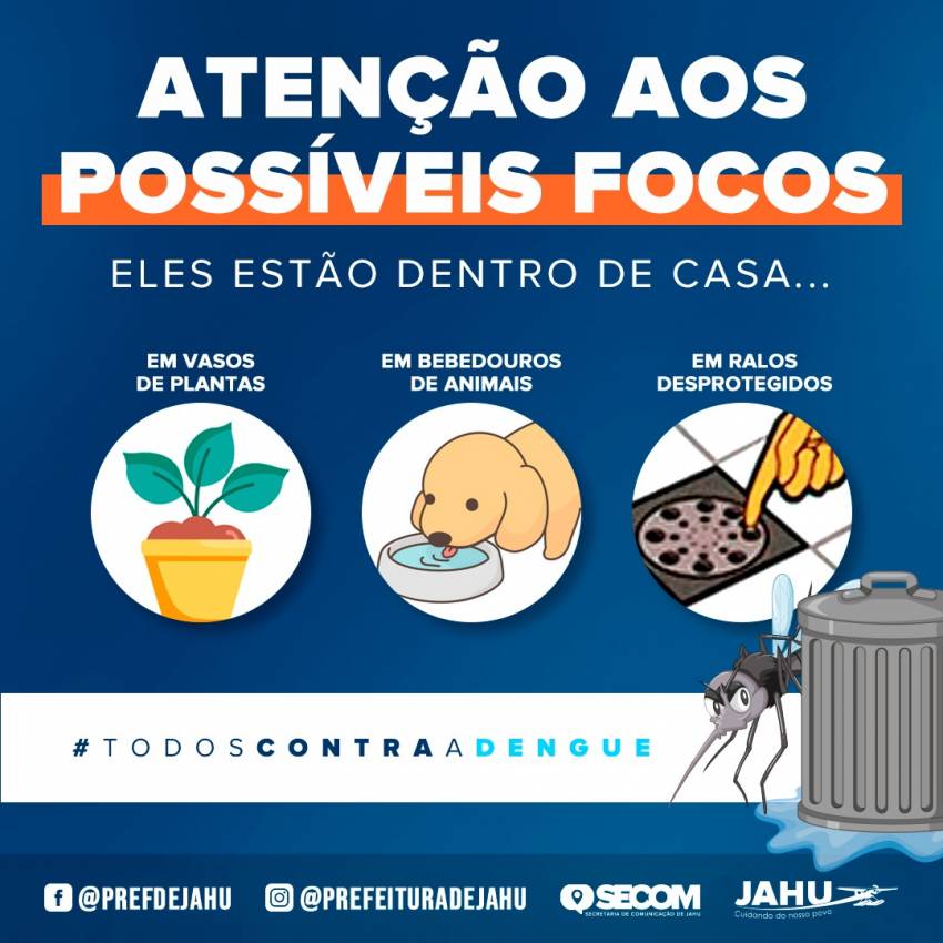 CRIADOUROS DO AEDES AEGYPTI PODEM ESTAR DENTRO DE CASA