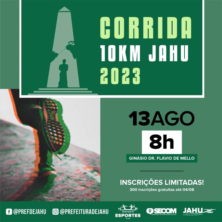 ABERTAS INSCRIÇÕES PARA A CORRIDA DE ANIVERSÁRIO DA CIDADE