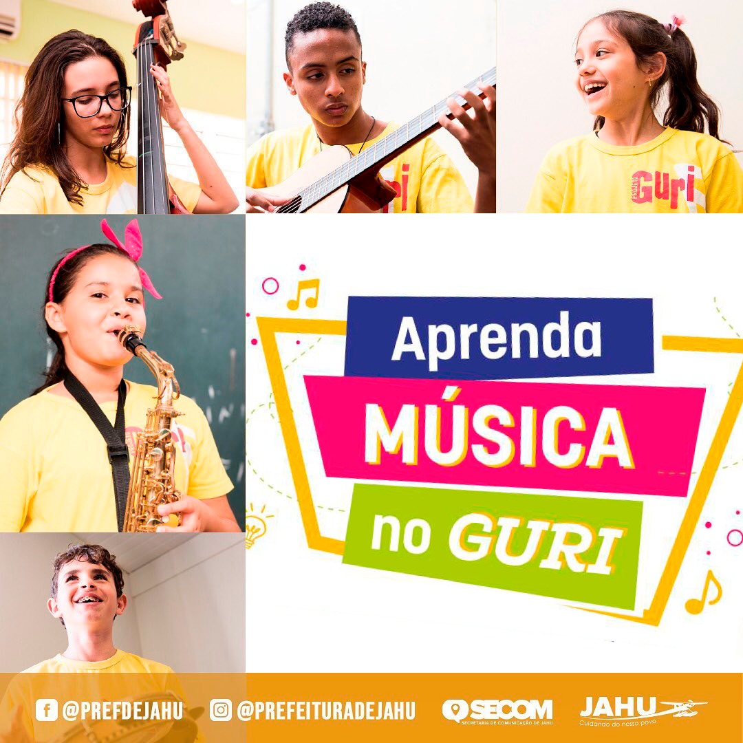 PROJETO GURI ABRE INSCRIÇÕES