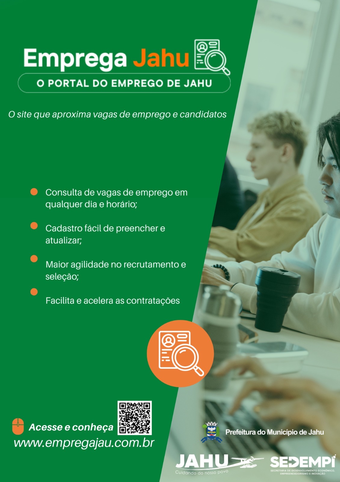 JÁ CONHECE O NOVO PORTAL DE EMPREGOS DE JAHU?