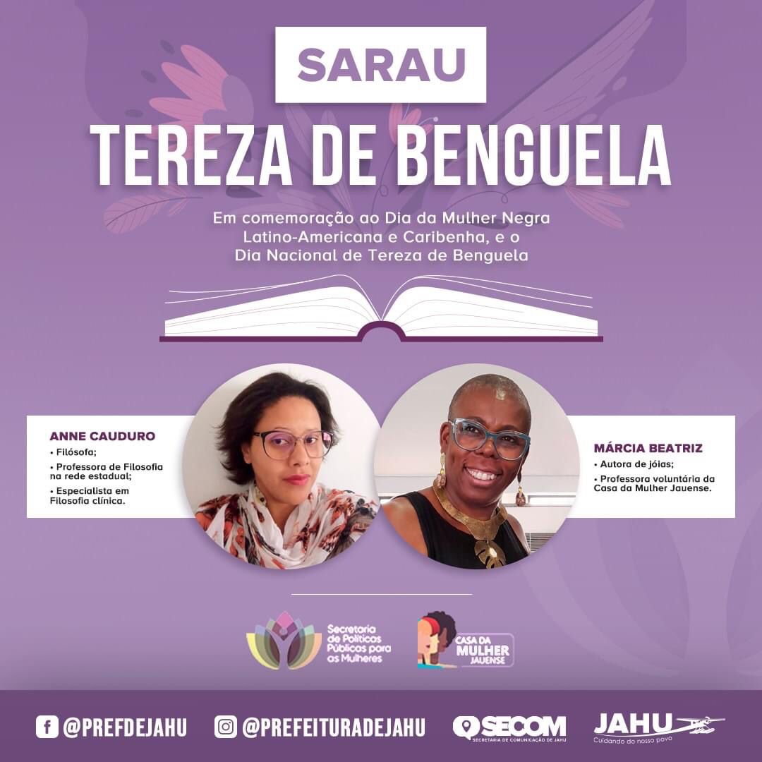 SARAU COMEMORA DIA DA MULHER NEGRA LATINO-AMERICANA E CARIBENHA