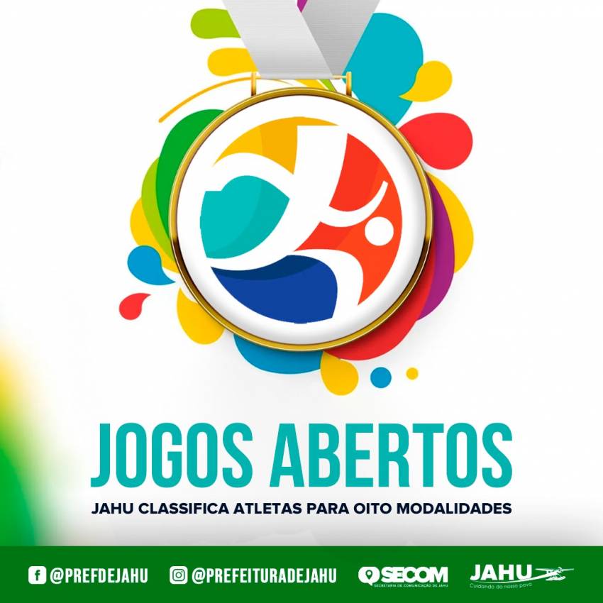 JAHU CLASSIFICA ATLETAS PARA OITO MODALIDADES DOS JOGOS ABERTOS