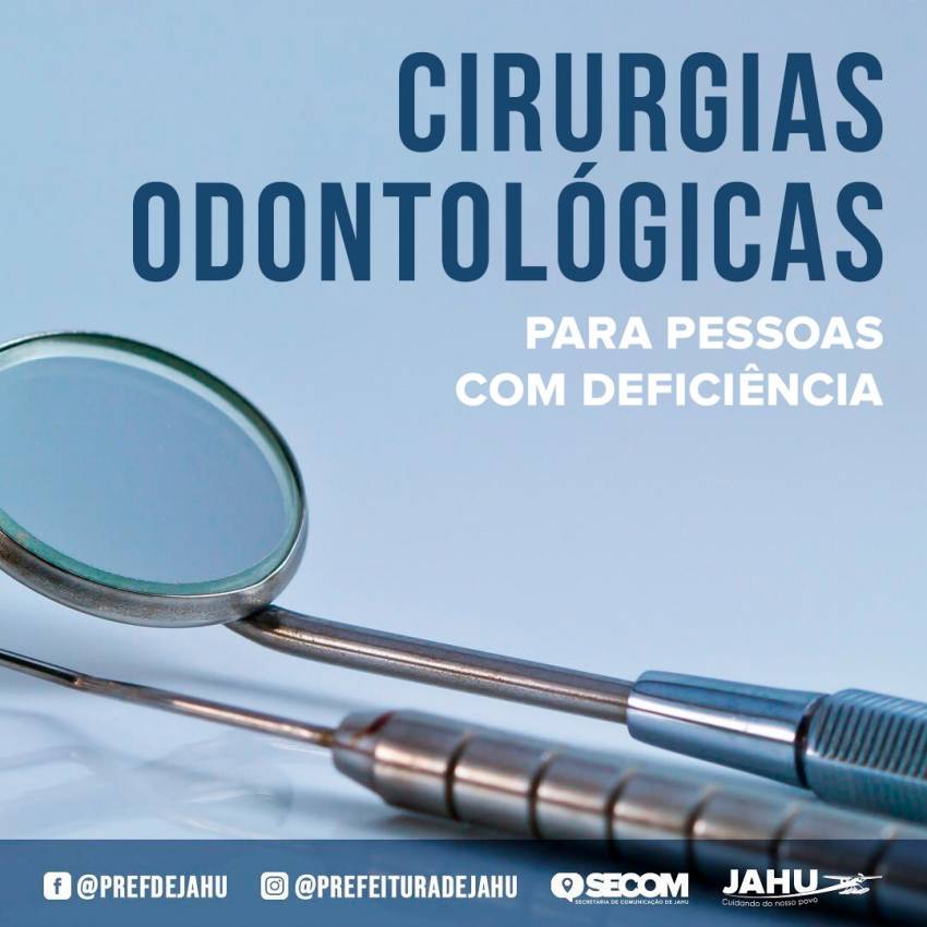 CONVÊNIO GARANTE CIRURGIAS ODONTOLÓGICAS PARA PESSOAS COM DEFICIÊNCIA